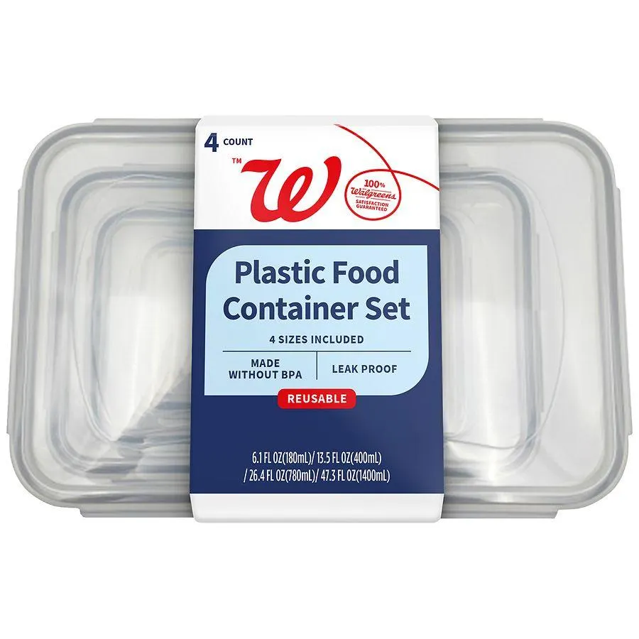 Walgreens Containers, 4.0 ea