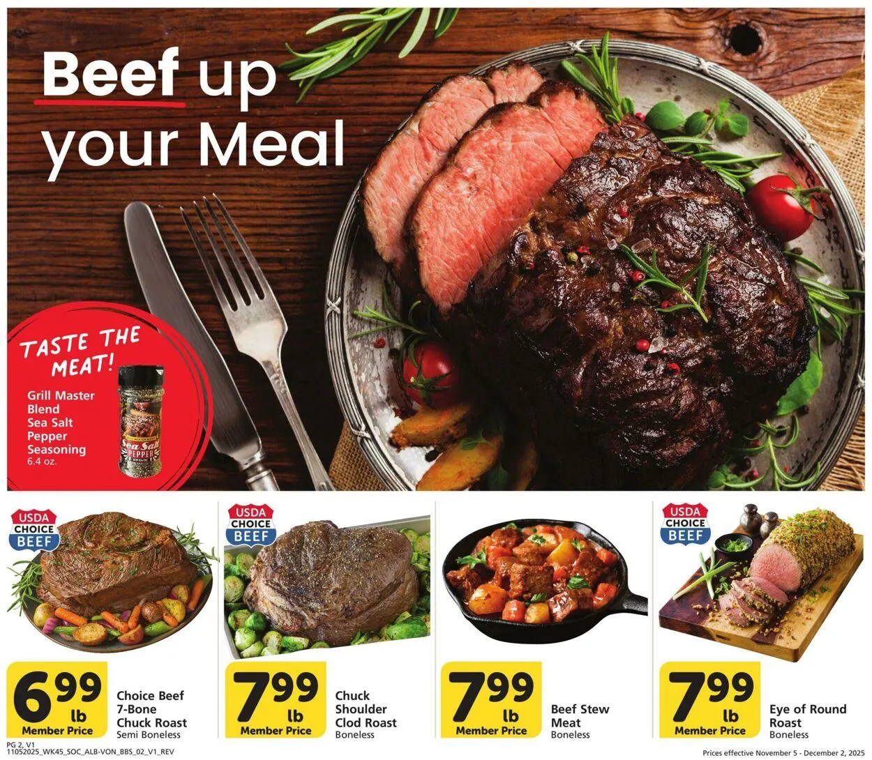 Weekly ad Vons Current weekly ad from November 5 to December 2 2025 - Page 1