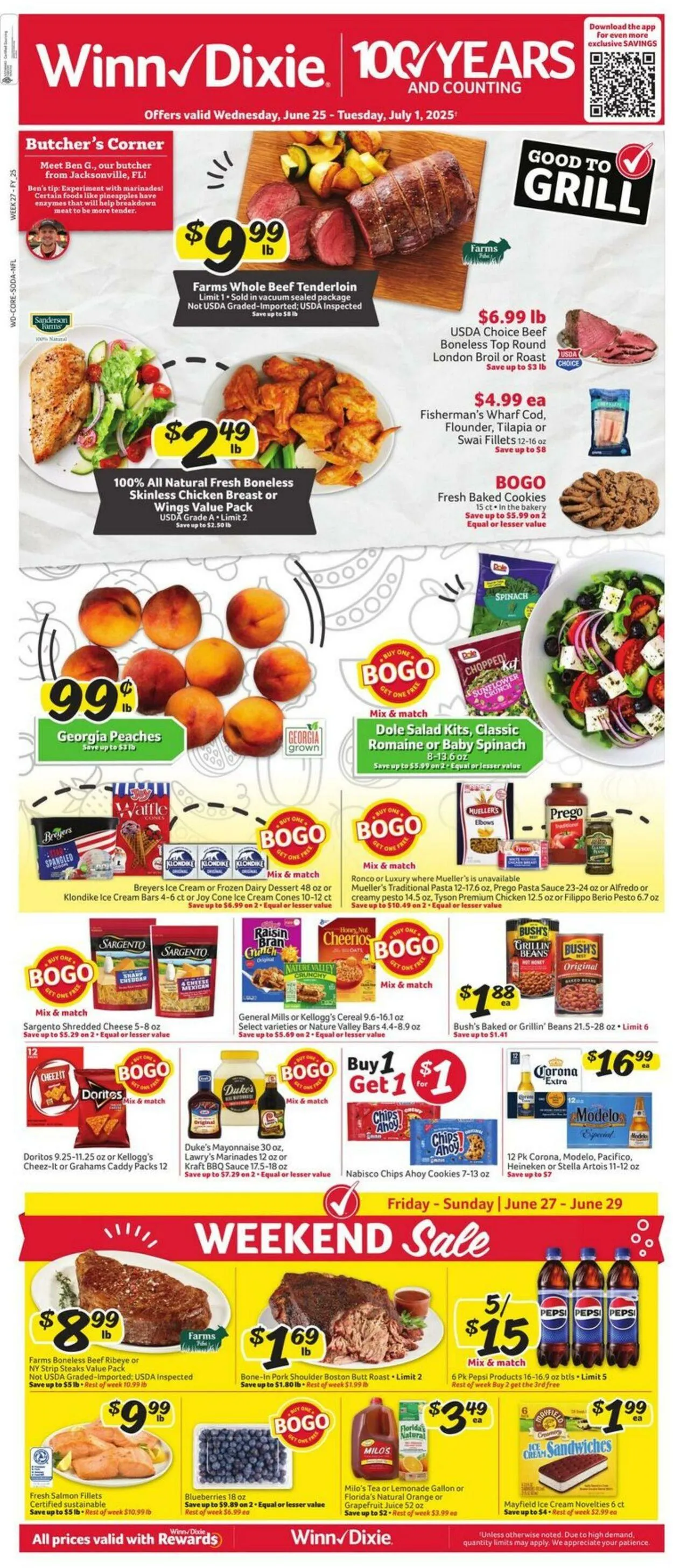 Catálogo de Winn Dixie Current weekly ad 25 de junio al 1 de julio 2025 - Página 1