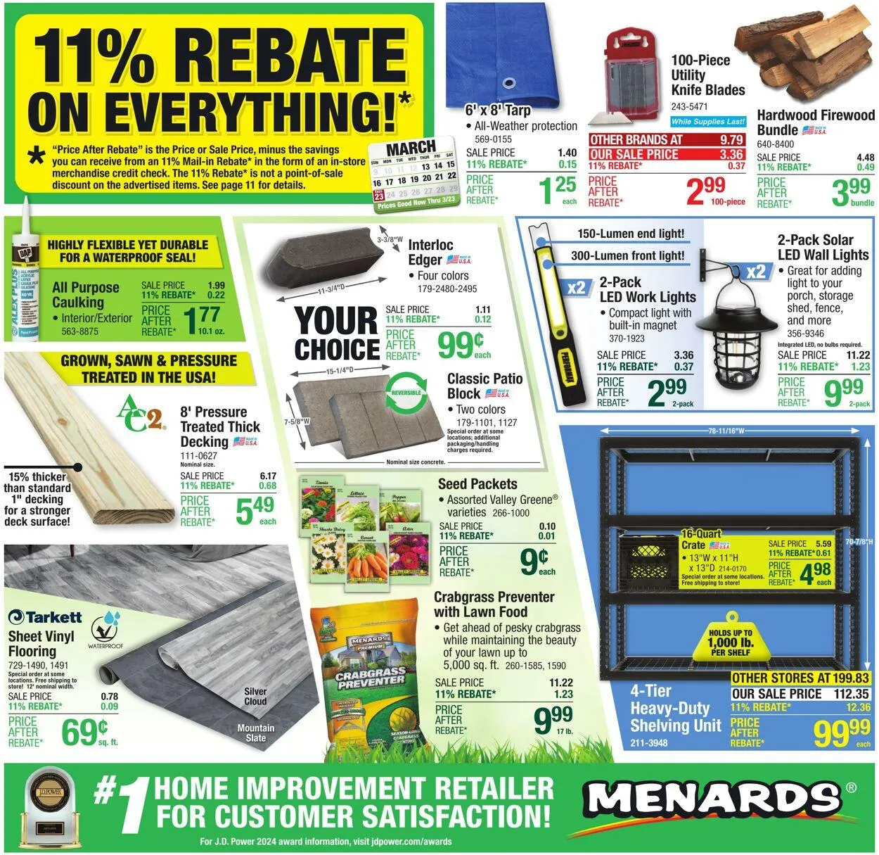 Catálogo de Menards Current weekly ad 12 de marzo al 23 de marzo 2025 - Página 1
