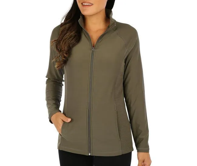 Womens Motto Zip Long Sleeve Jackets