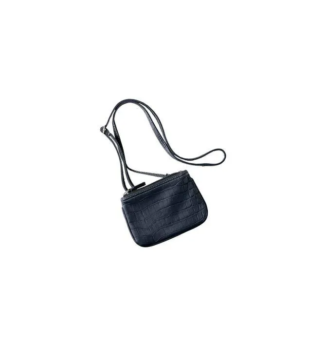 Embossed Crossbody Bag