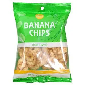 Island Choice Banana Chips, 4-oz. Bags