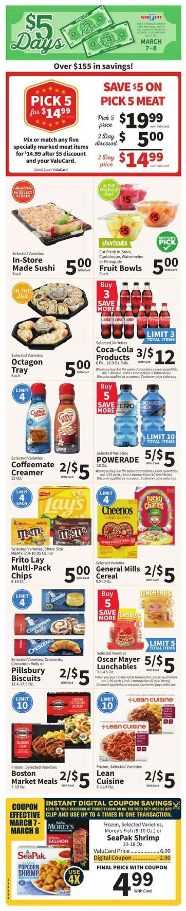 Weekly ad Food City Current weekly ad from March 5 to March 11 2025 - Page 1
