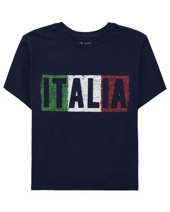 Camiseta gráfica Italia para niños - tidal