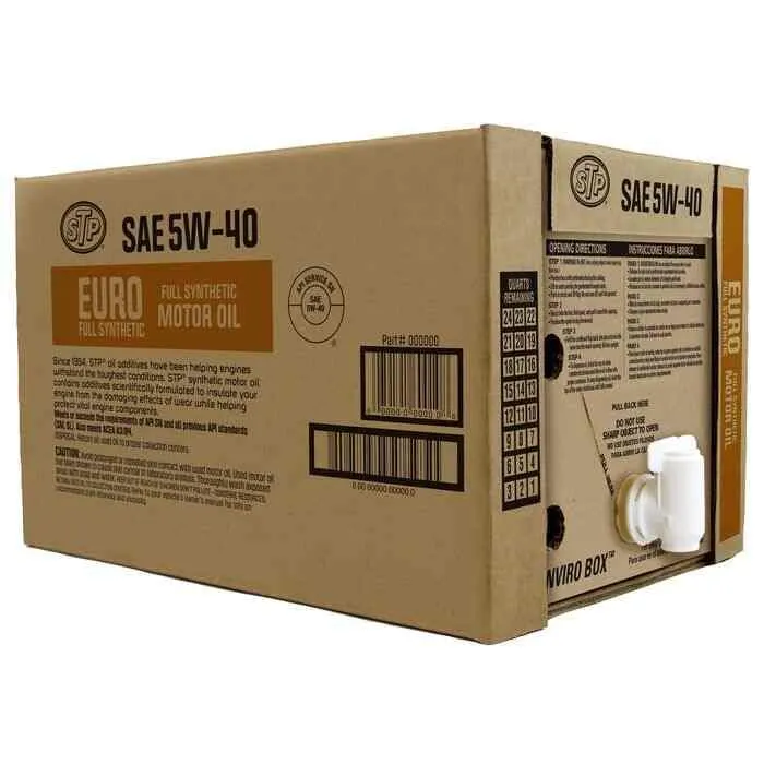 STP Full Synthetic Engine Oil 5W-40 6 Gallon