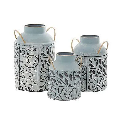 Stella & Eve Iron Vase 3-piece set