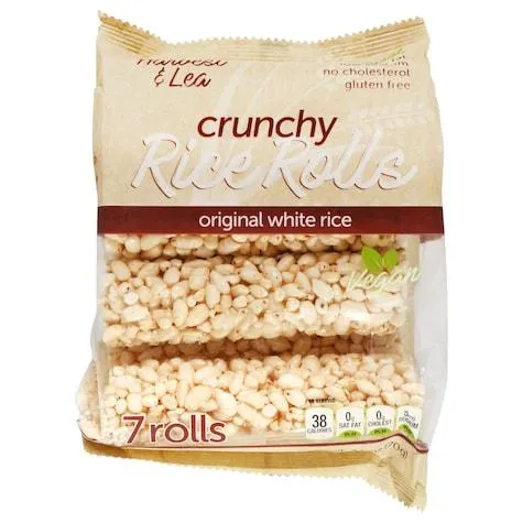 Harvest & Lea Crunchy Rice Rolls, 2.5 oz. Bags