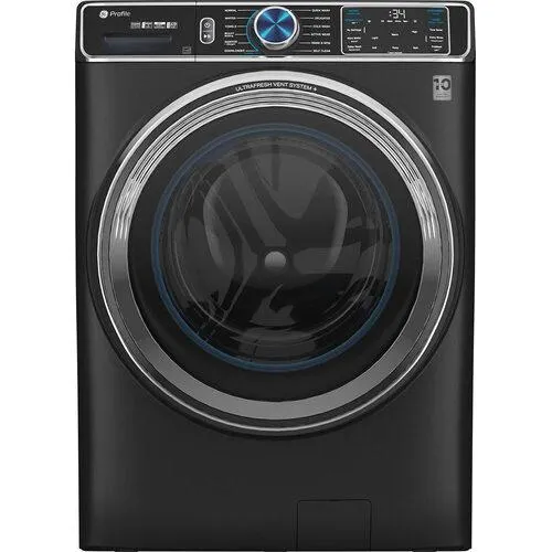 5.3 CuFt Smart Steam Sanitize Front Load Carbon Graphite Electric Washer with Adaptive SmartDispense™