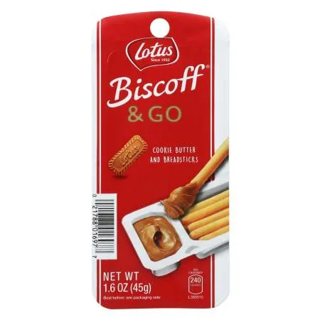 Biscoff® & Go Cookie Butter And Breadsticks Snack Pack 1.6oz