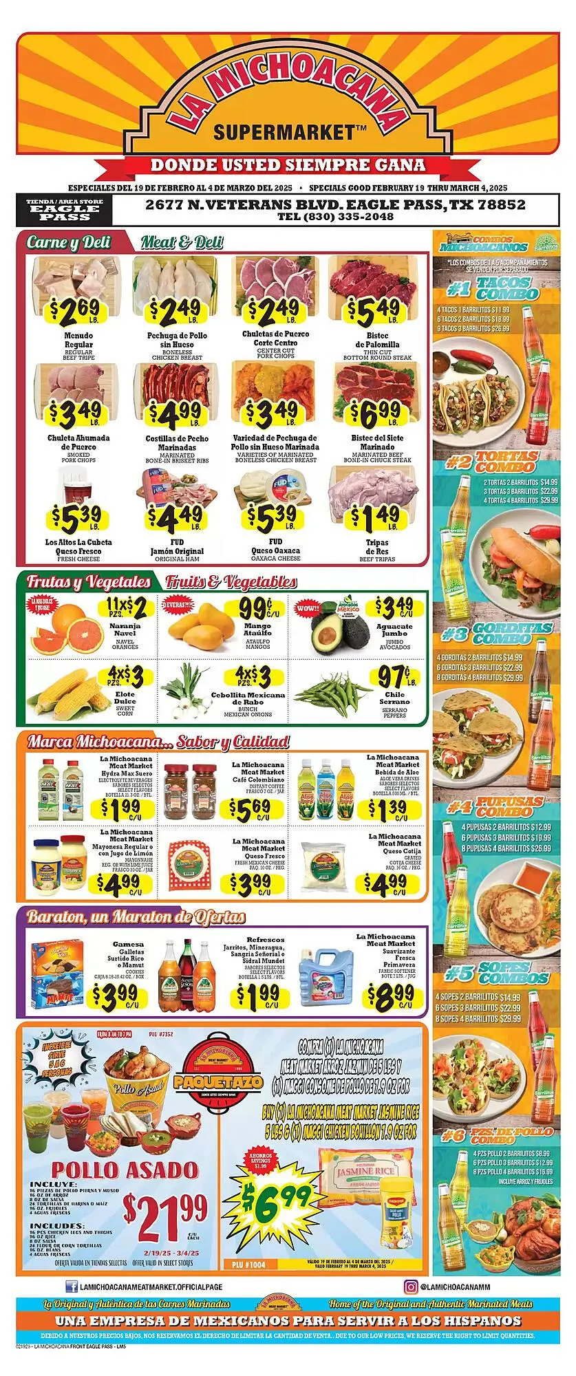 La Michoacana Weekly Ad - 1