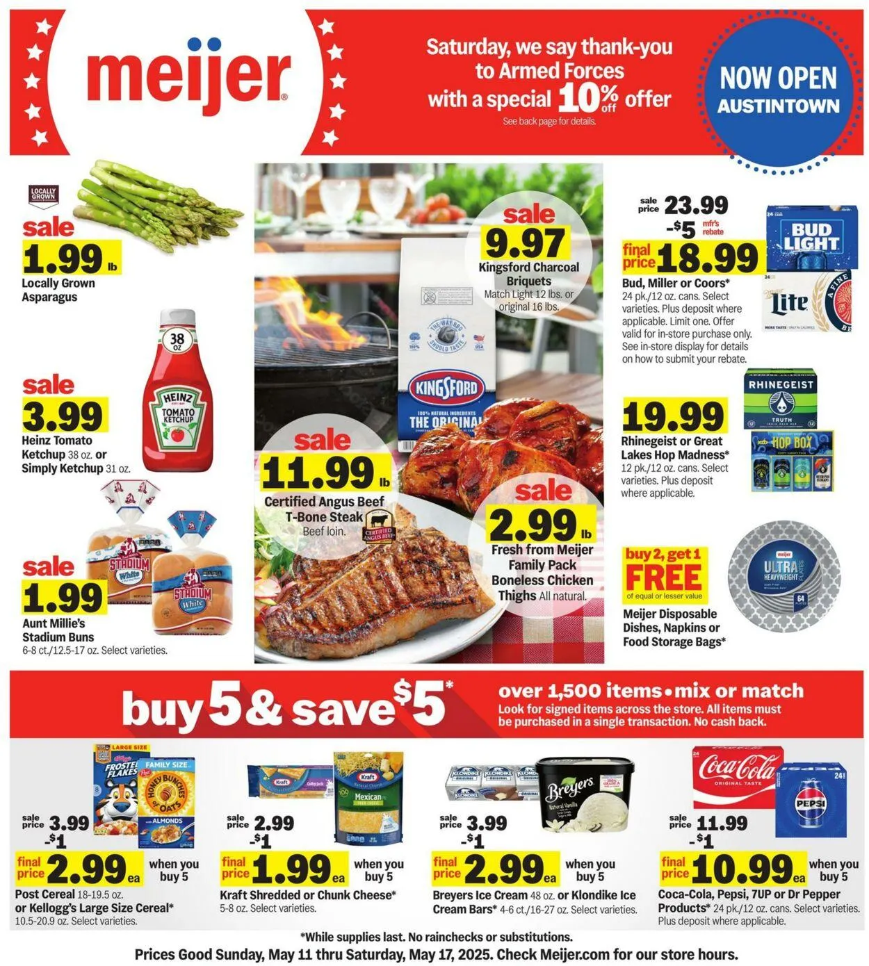 Catálogo de Meijer Current weekly ad 11 de mayo al 17 de mayo 2025 - Página 1
