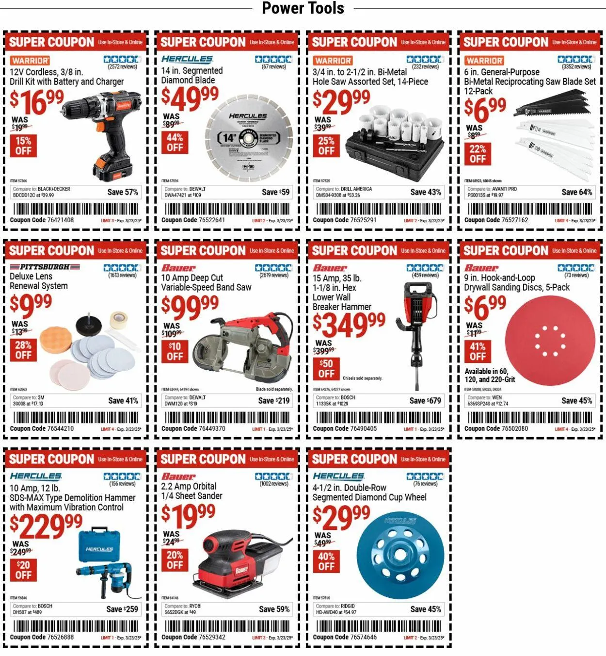 Catálogo de Harbor Freight Current weekly ad 10 de marzo al 19 de marzo 2025 - Página 9