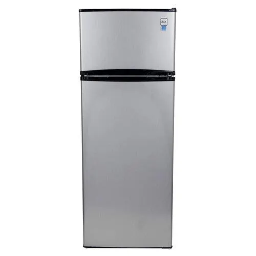 7.3 Cu.Ft. LED Counter Depth Top Freezer Refrigerator with Reversible Doors - Stainless Steel
