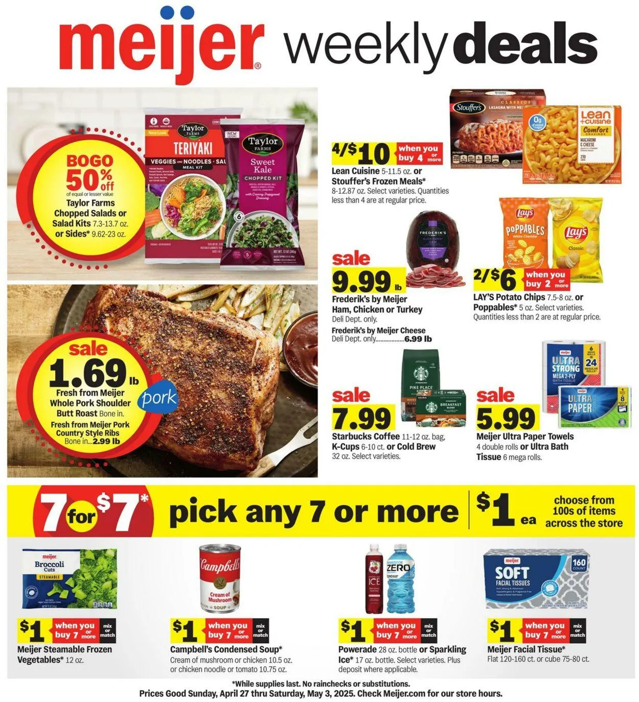 Catálogo de Meijer Current weekly ad 27 de abril al 3 de mayo 2025 - Página 1