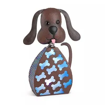 Gerson Solar Dog Bone Cutout Floor Decor