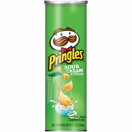 Pringles Sour Cream & Onion Flavored Potato Crisps