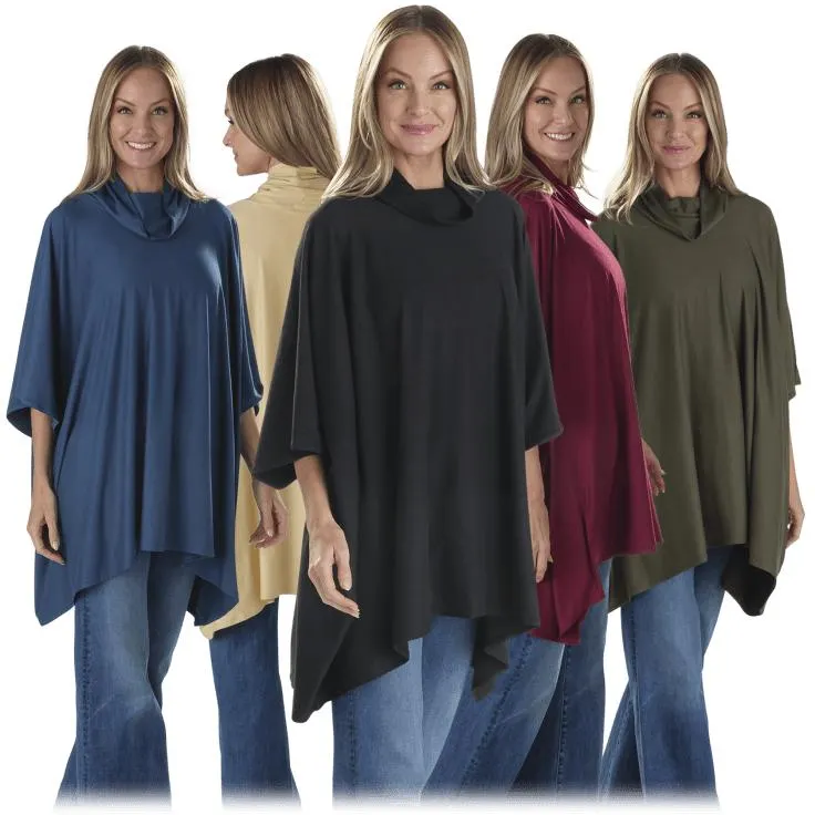 Carlos By Carlos Santana Poncho con Cuello de Capucha