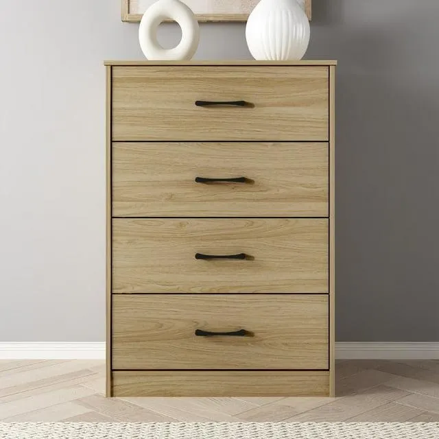 Mainstays Ardent 4 Drawer Dresser, Euro Oak