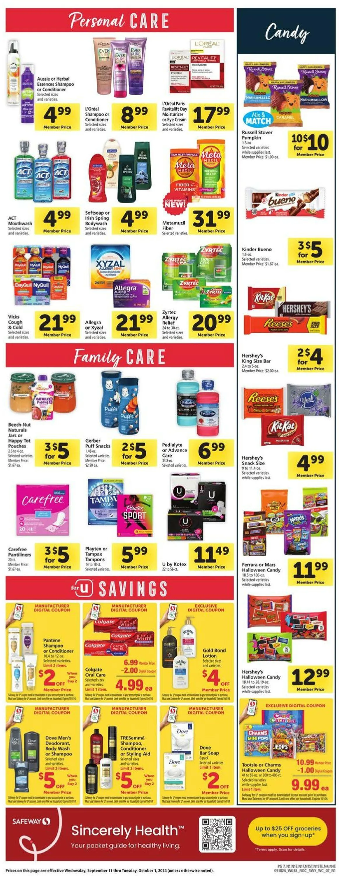 Catálogo de Safeway Current weekly ad 18 de septiembre al 24 de septiembre 2024 - Página 7