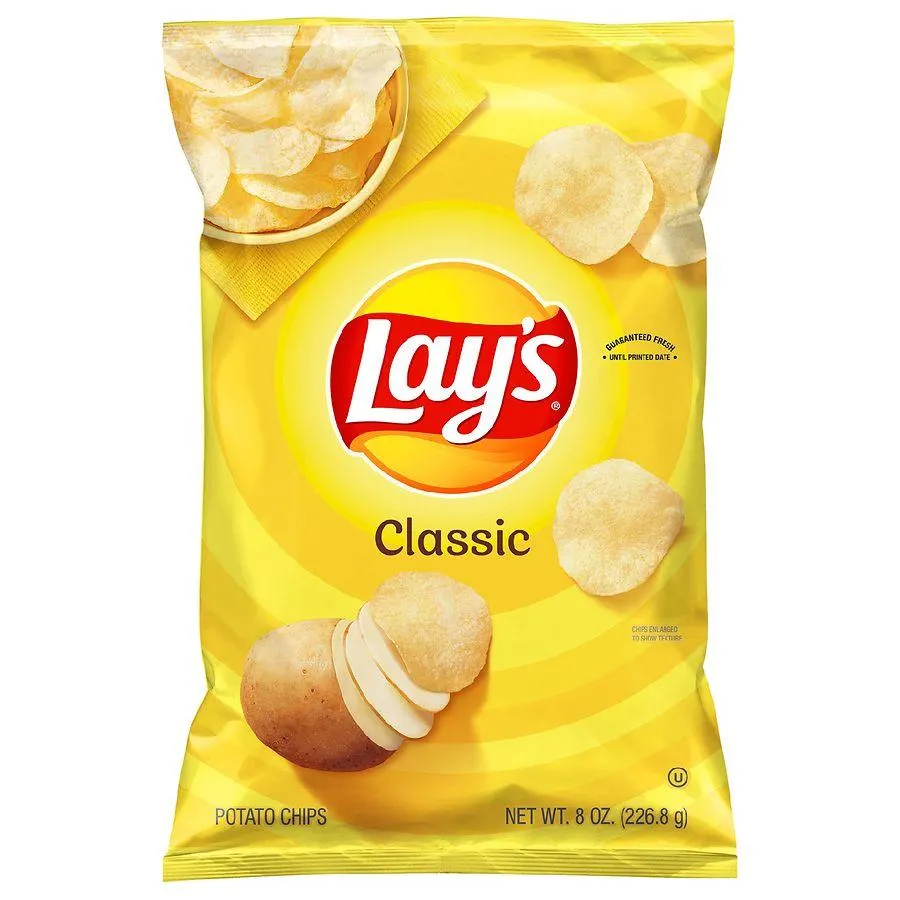 Lay's Potato Chips Classic, 8.0 oz