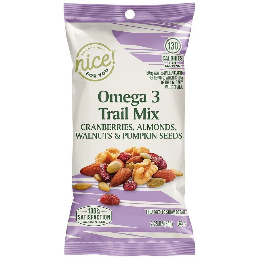 Nice! Omega 3 Trail Mix, 2.25 oz