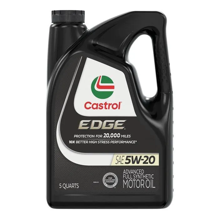 Castrol EDGE Full Synthetic Engine Oil 5W-20 5 Quart