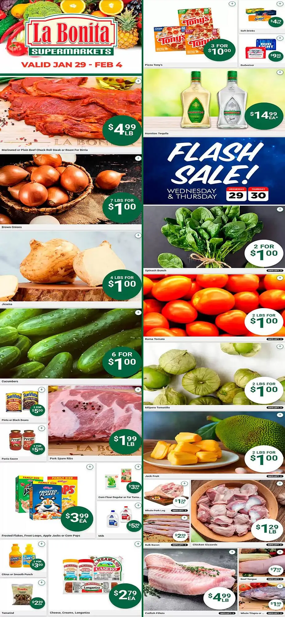 La Bonita Supermarkets Weekly Ad - 1