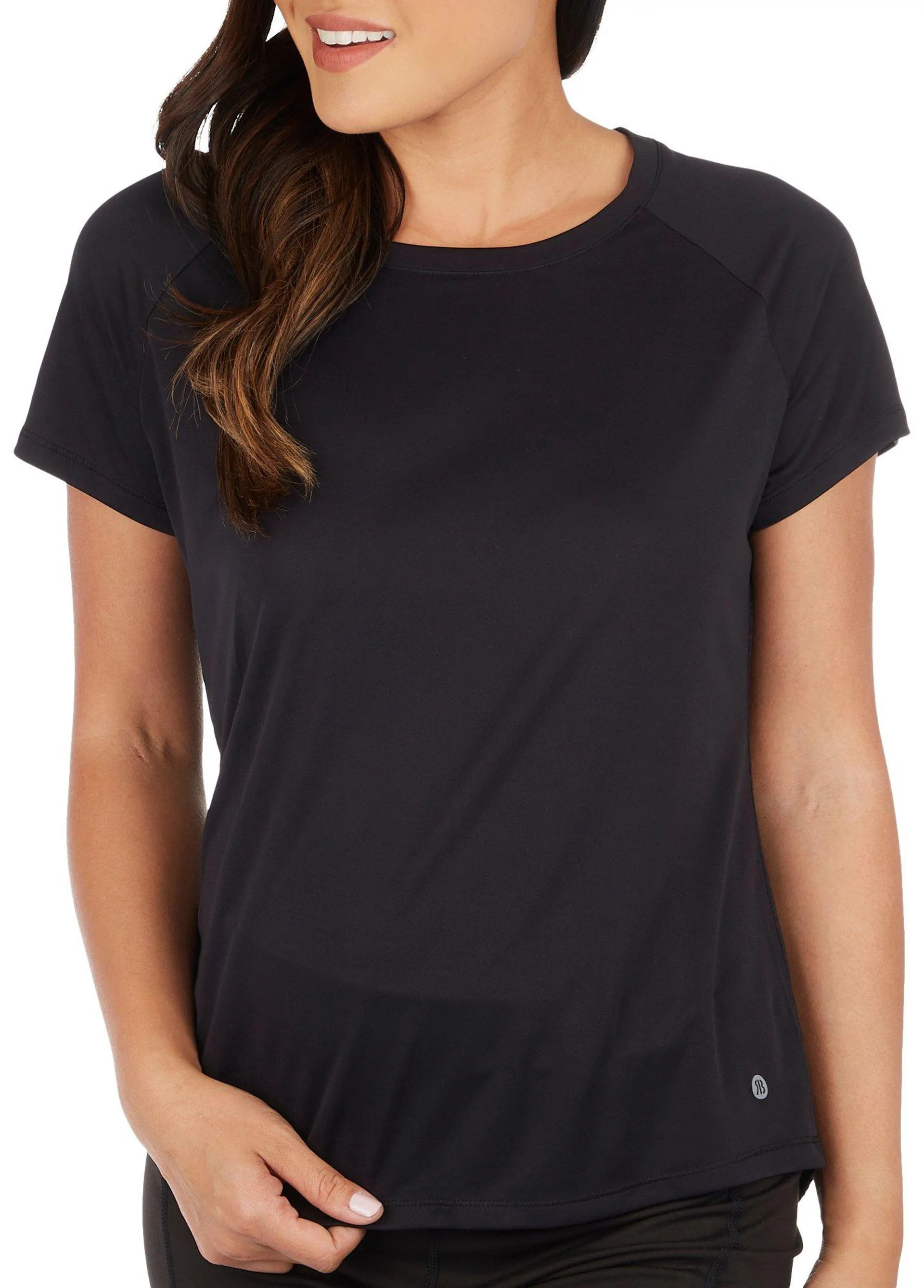 RB3 Active Womens Jacquard Short Sleeve Tee