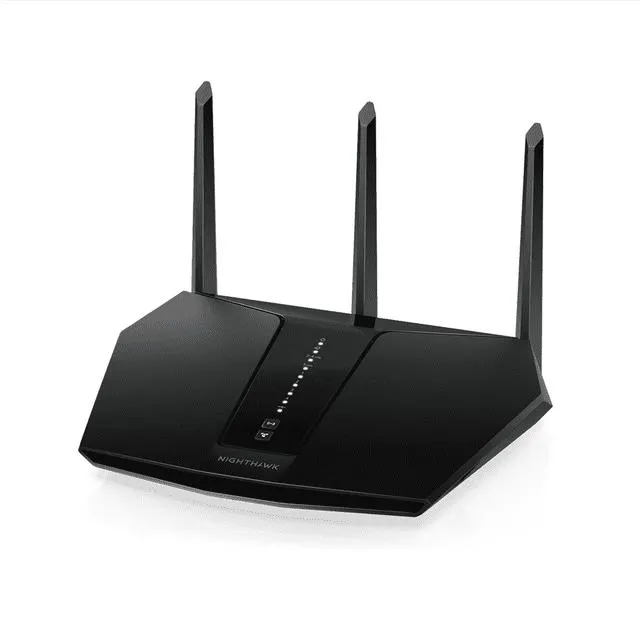 NETGEAR Nighthawk WiFi 6 Router (RAX29) - Security Features, Dual-Band Gigabit Router, AX2400 Wireless Speed (Up to 2.4 Gbps), Covers Up to 2,000 sq.ft., 20 Devices