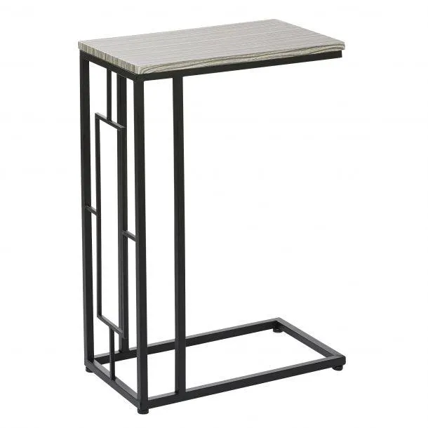Contemporary 26" Accent Table by Marisol + Daisy - Black