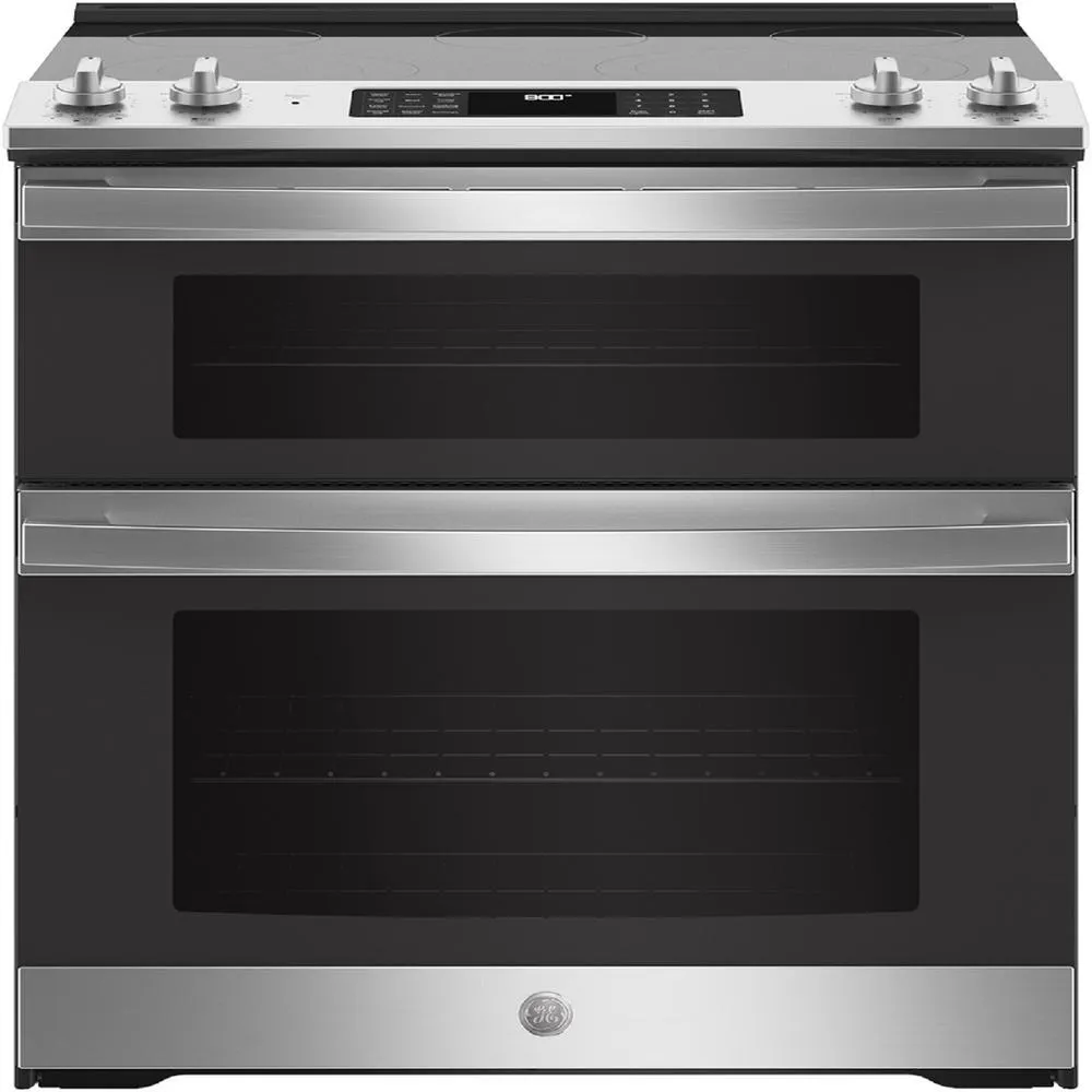 GE Appliances JSS86SPSS 30" 6.6 cu.ft. Stainless Steel Slide-In Electric Range with 5 Burners