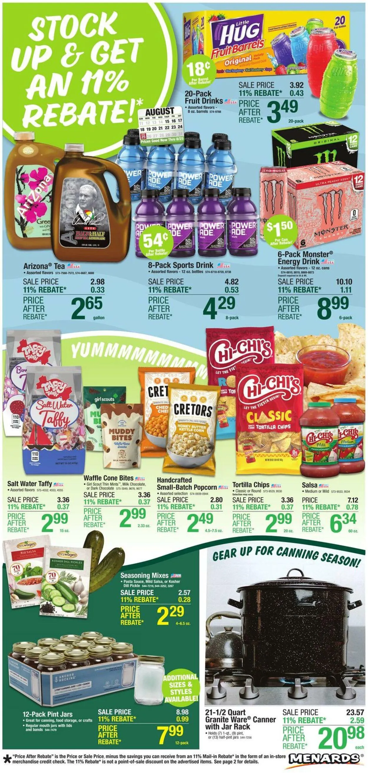 Catálogo de Menards Current weekly ad 14 de agosto al 25 de agosto 2024 - Página 1