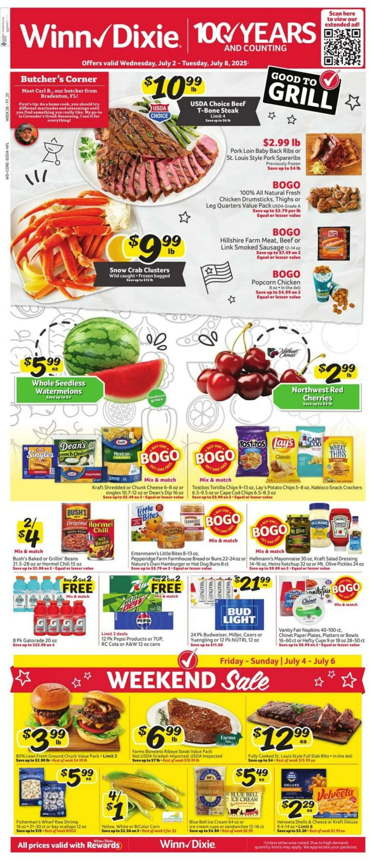 Catálogo de Winn Dixie Current weekly ad 2 de julio al 8 de julio 2025 - Página 1