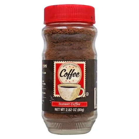 Pampa Medium Roast Instant Coffee, 2.82-oz. Jars