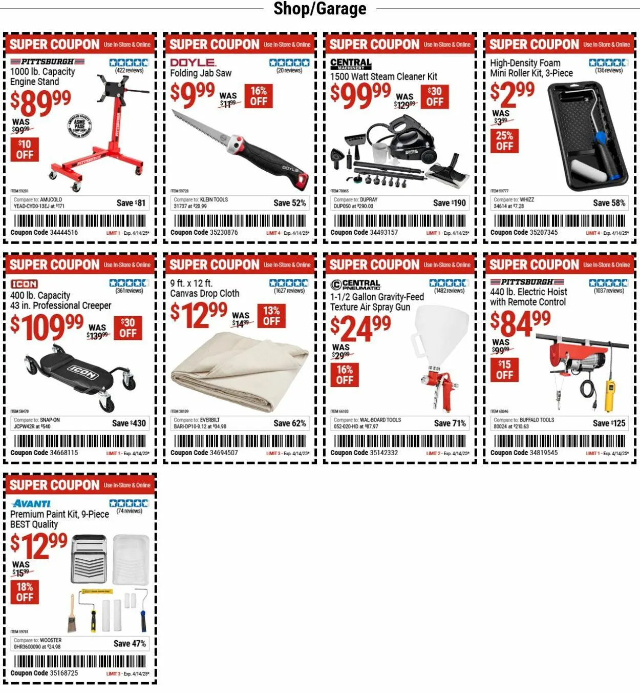 Catálogo de Harbor Freight Current weekly ad 31 de marzo al 9 de abril 2025 - Página 10