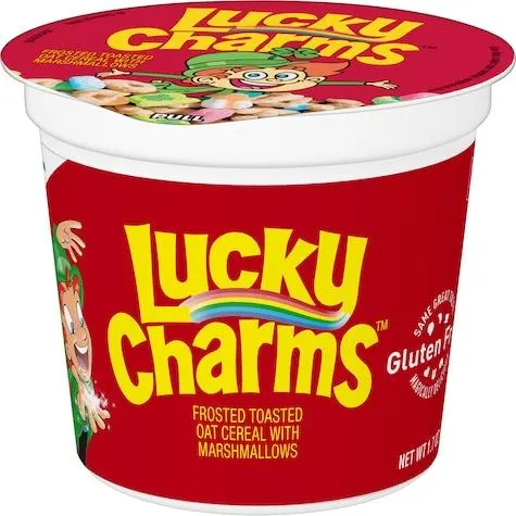Lucky Charms Cereal Cup, 1.7 oz.
