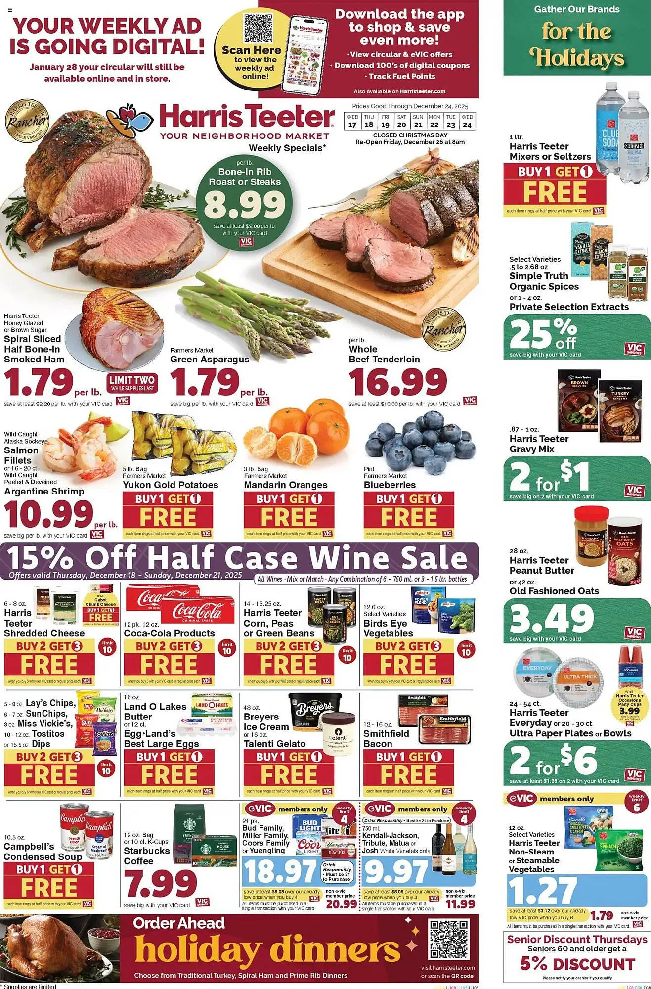 Weekly ad Harris Teeter weekly ad from December 17 to December 25 2025 - Page 1