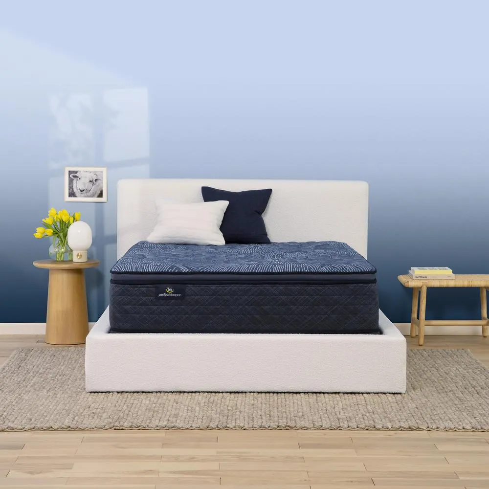 Serta Perfect Sleeper Cobalt Calm 14.5" Firm Pillow Top Mattress - Queen