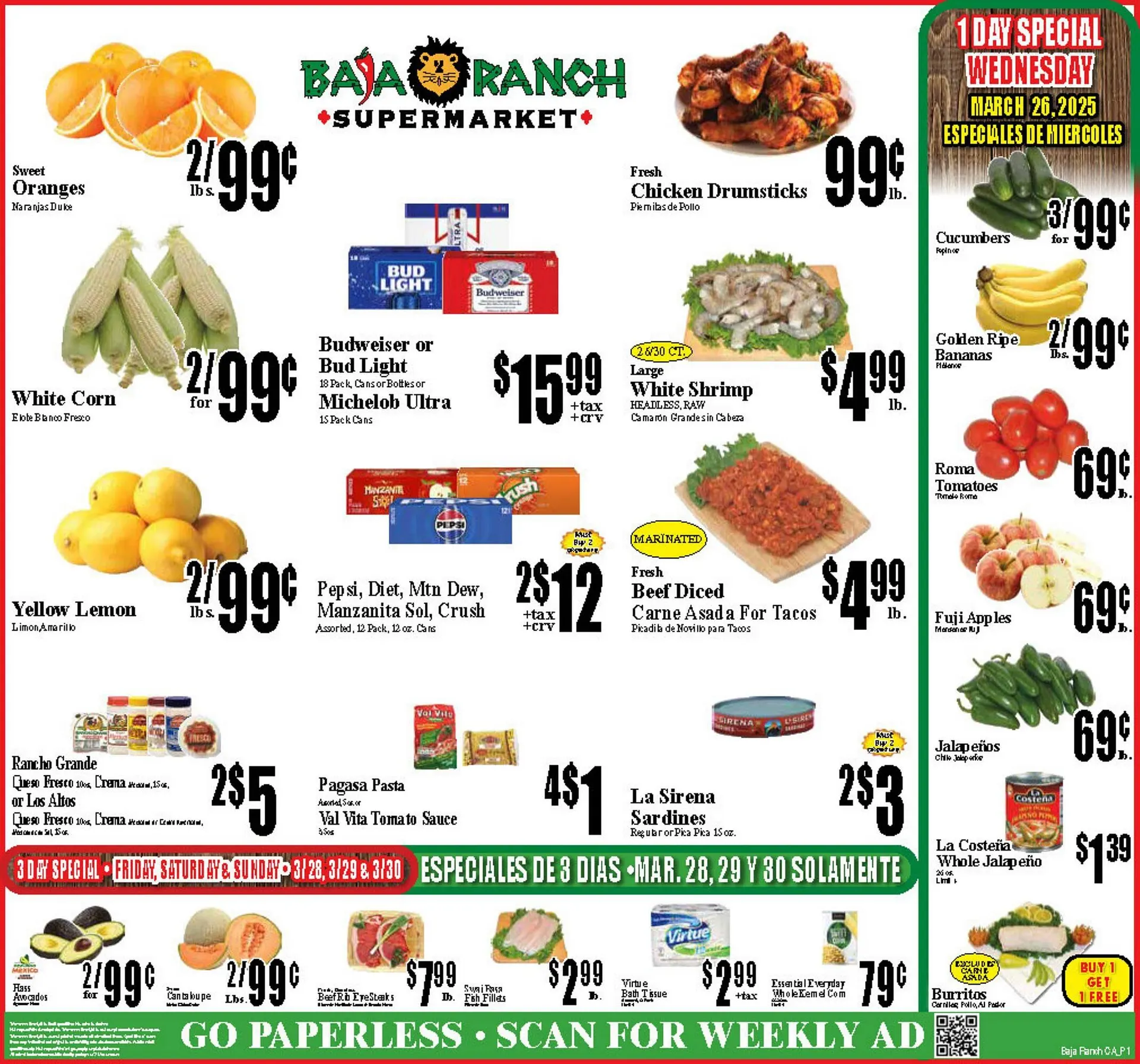 Baja Ranch Weekly Ad - 1