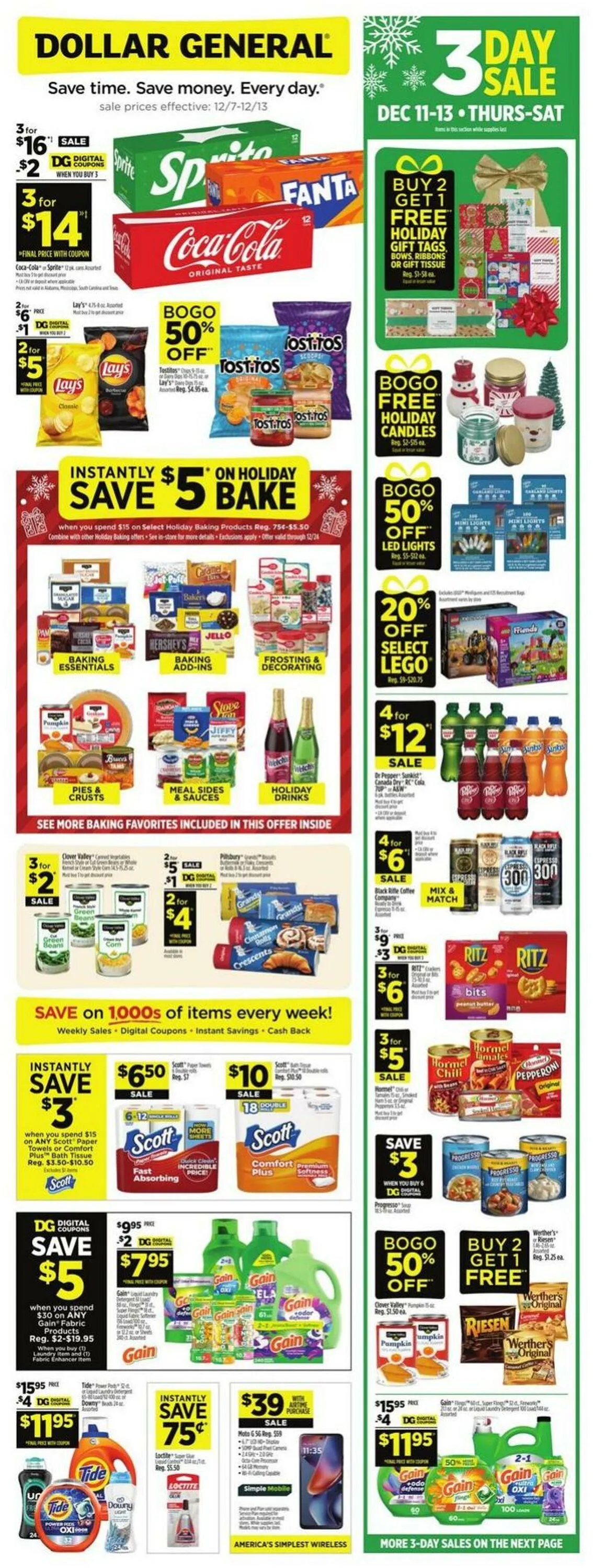 Catálogo de Dollar General Current weekly ad 7 de diciembre al 13 de diciembre 2025 - Página 1