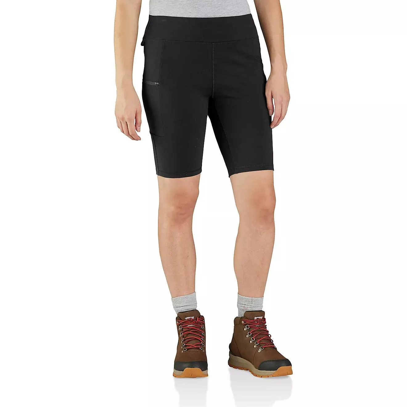 Carhartt Women's Force Fitted Lightweight Utility Shorts 10 in