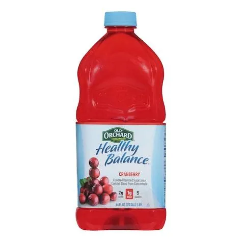 Old Orchard Healthy Balance Reduced Sugar Cranberry Juice, 64-oz.