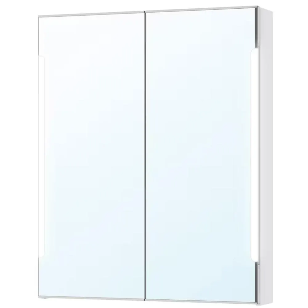 IKEA STORJORM Mirror cabinet w/2 doors & light, white, 31 1/2x5 1/2x37 3/4 " 202.500.69