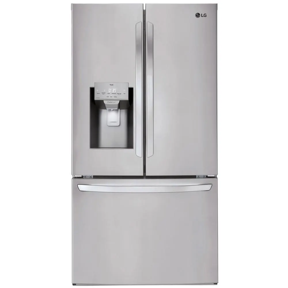 LG LRFS28XBS 27.7 cu. ft. 3-Door French Door Refrigerator – PrintProof Stainless Steel