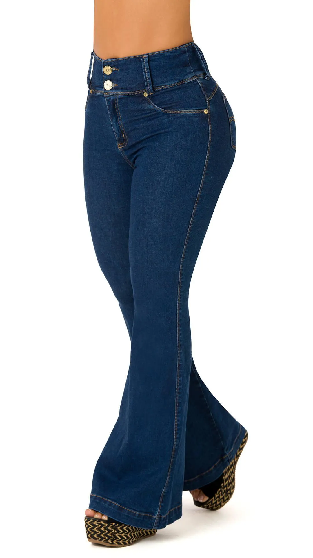 Glass Jeans Levantacola Bota Campana 71048PNC-B