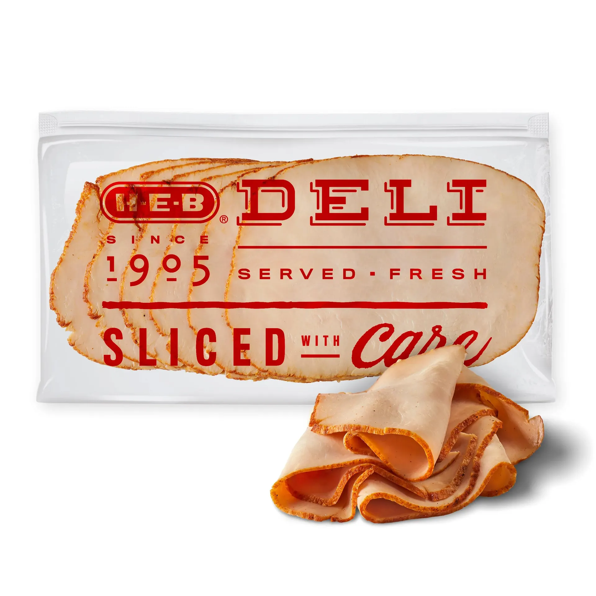 H‑E‑B Deli Cajun-Style Fried Turkey Breast, Sandwich Sliced