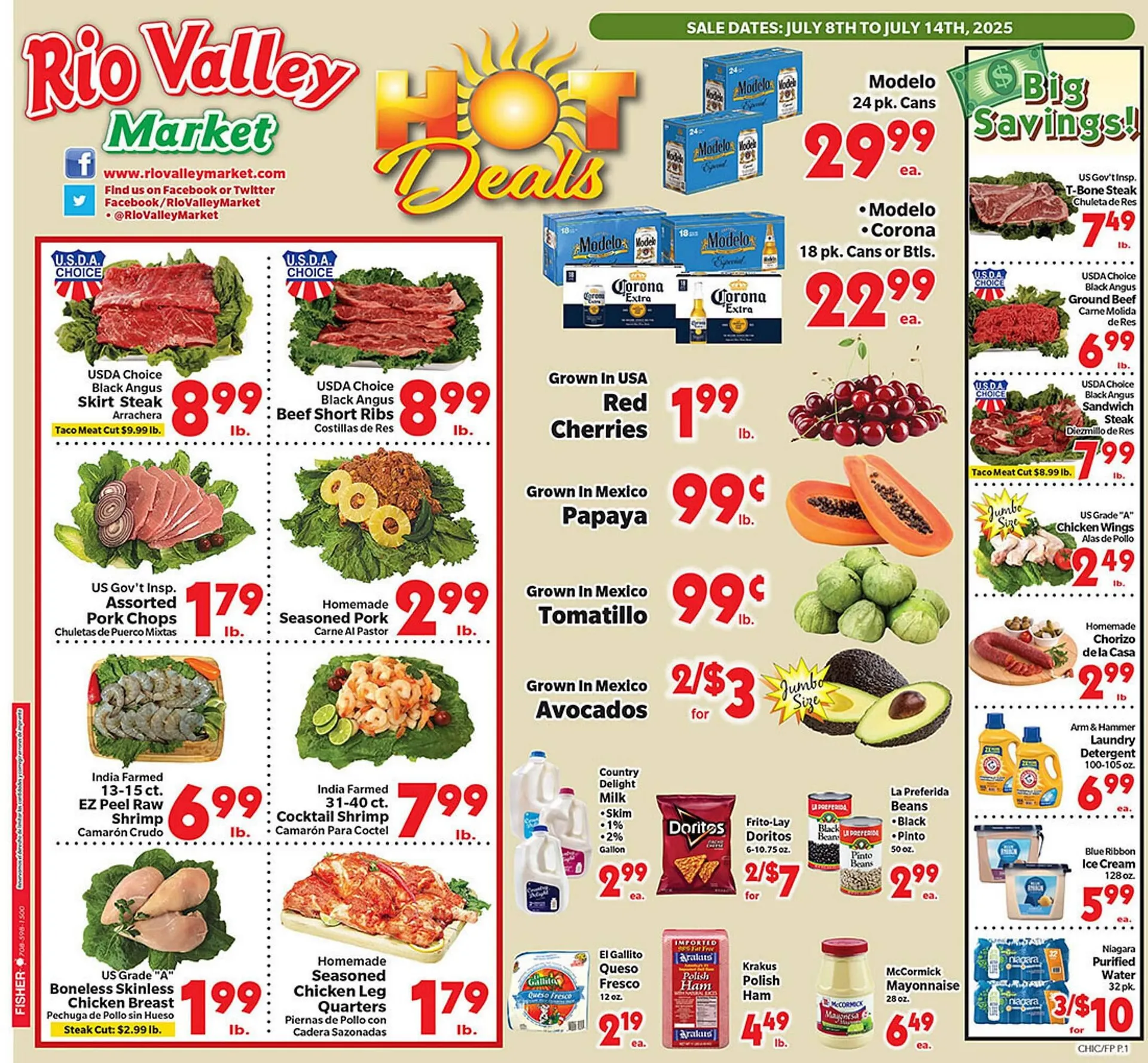 Rio Valley Market Weekly Ad - 1