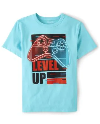 Camiseta con gráfico de videojuego para niños - teal waters cl
