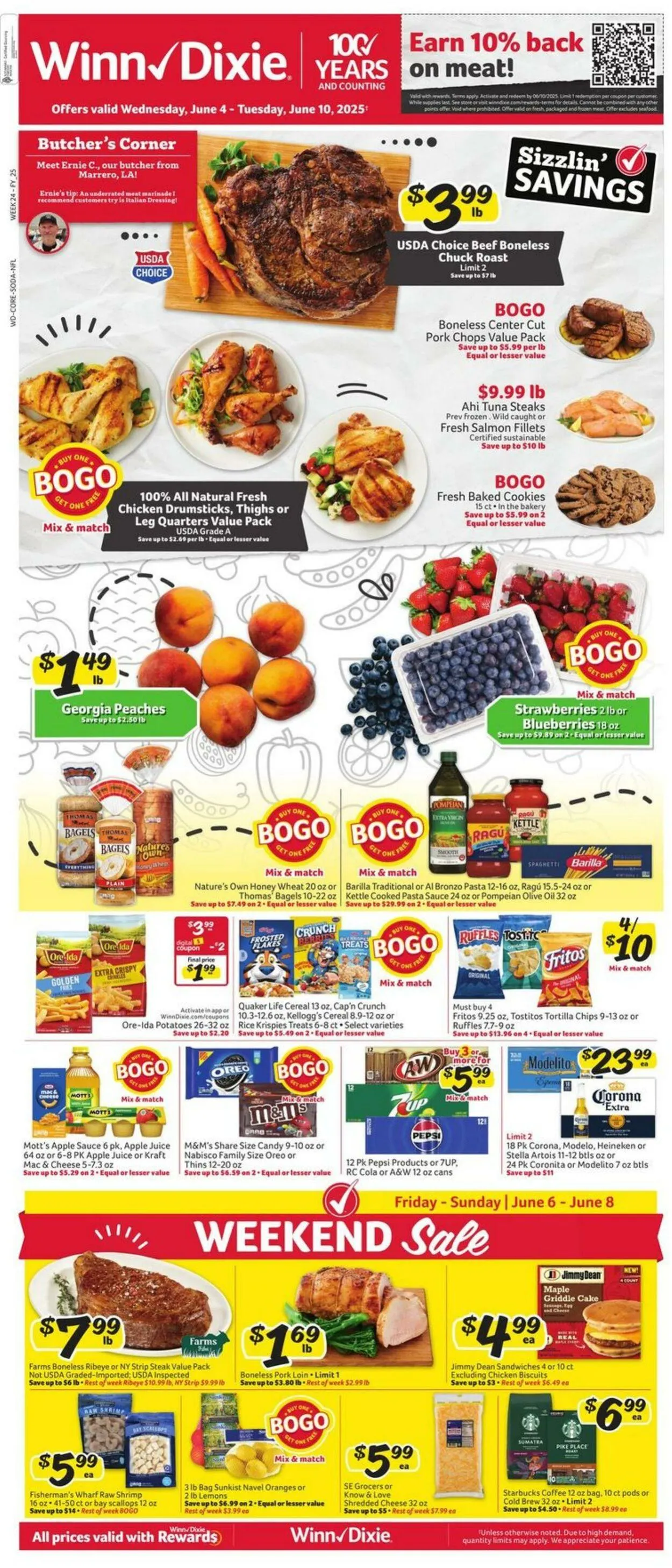 Catálogo de Winn Dixie Current weekly ad 4 de junio al 10 de junio 2025 - Página 1